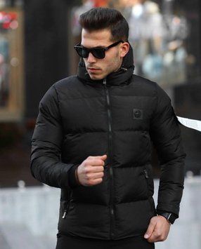 Зимова куртка Stone Island Black фото