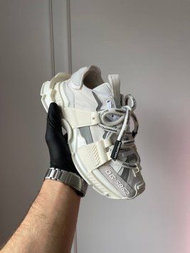 Женские и мужские кроссовки Dolce & Gabbana Space White Premium фото