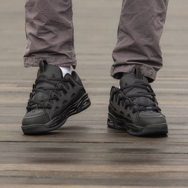 Чоловічі та жіночі кросівки Osiris D3 Triple Black Premium фото