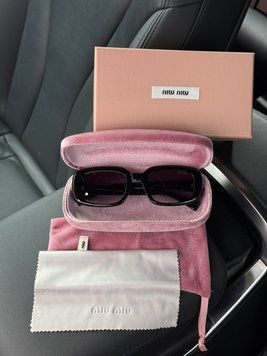 Солнцезащитные очки Miu Miu Black/Black MU B13S 52/22/140 14L-90Q 3N Premium фото