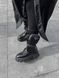 Женские ботинки (натуральная кожа) Prada Boots Zip Pocket Black High PREMIUM re-9795 фото 2