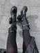 Женские ботинки (натуральная кожа) Prada Boots Zip Pocket Black High PREMIUM re-9795 фото 7