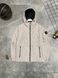 Premium ветровка Stone Island Logo Grey re-126580 фото 1