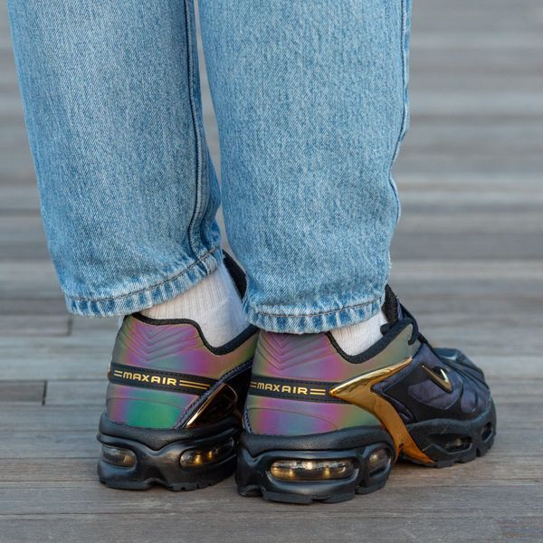Мужские кроссовки Nike Air Max x Skepta Black Gold Violet фото