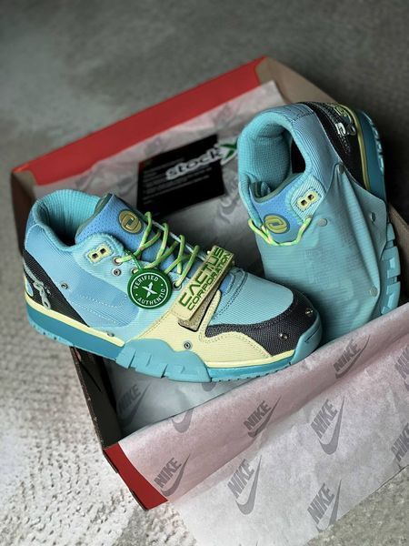 Чоловічі кросівки Nike Air Trainer 1 Travis Scott Blue Haze фото