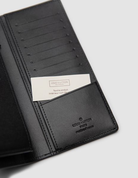 Гаманець Louis Vuitton Aerogram Portefeuille Brazza NM Bi-fold Coin Purse Large Black Premium фото
