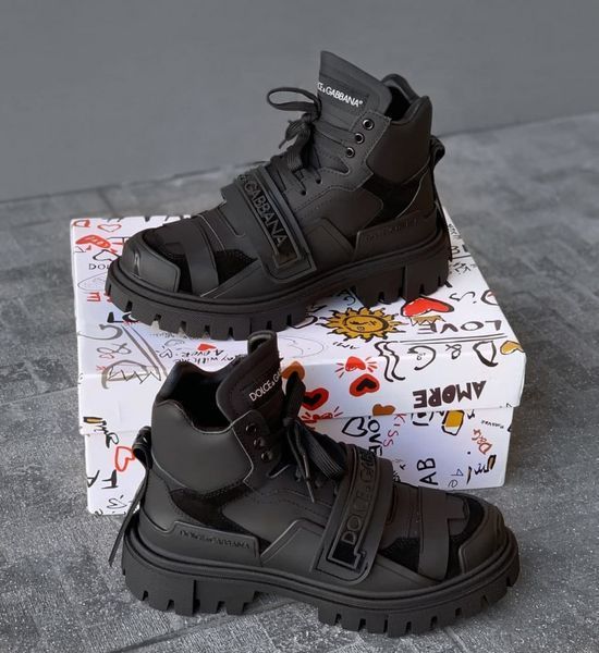 Женские и мужские кроссовки Trekking Boots Shoes Dolce & Gabbana Mixed Material фото