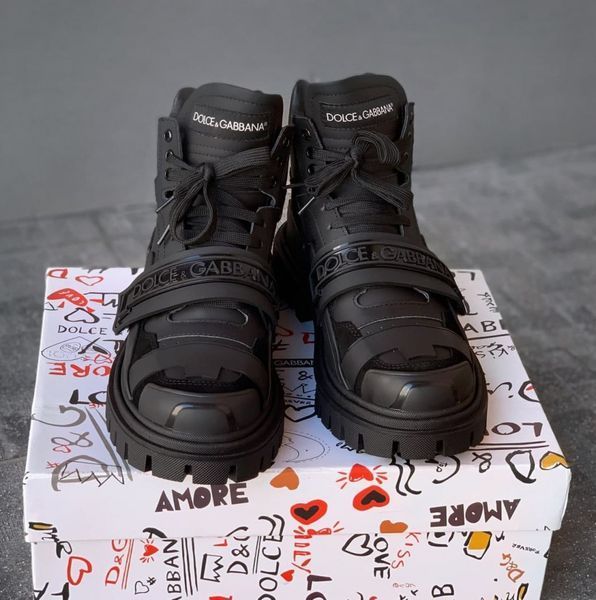 Женские и мужские кроссовки Trekking Boots Shoes Dolce & Gabbana Mixed Material фото
