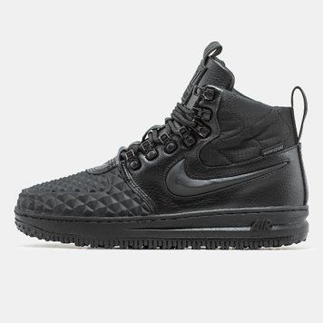 Чоловічі зимові кросівки Nike Lunar Force 1 Duckboot Black Хутро фото