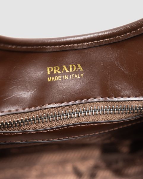 Жіноча сумка Prada Soft Sound Tote Bag in Leather Brown Premium фото