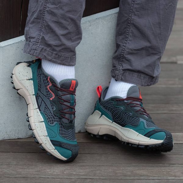Мужские кроссовки Reebok Zig Kinetica II Edge Black Blue фото