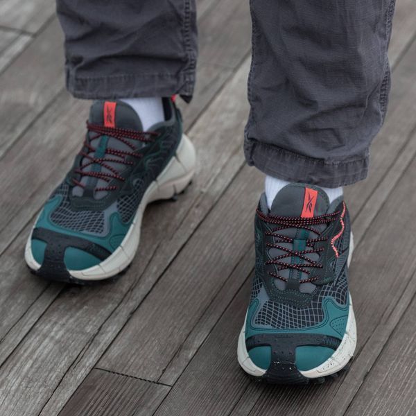 Мужские кроссовки Reebok Zig Kinetica II Edge Black Blue фото