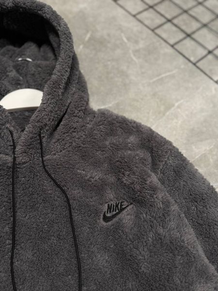 Premium худи Nike Grey (mini logo)🔥 фото
