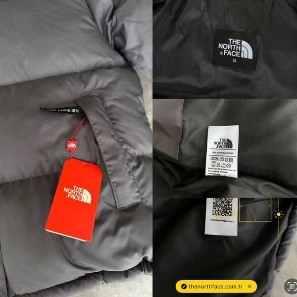 Зимняя куртка THE NORTH FACE Grey Black фото