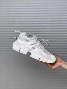 Женские кроссовки Jimmy Choo White фото