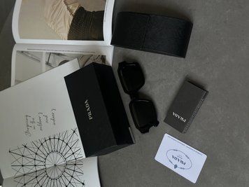 Сонцезахисні окуляри Prada Black/Black SPR02ZS Premium фото
