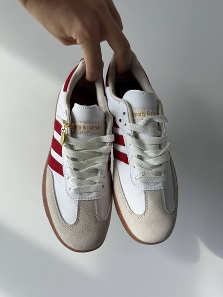 Женские кроссовки Adidas Samba Sporty & Rich Red фото