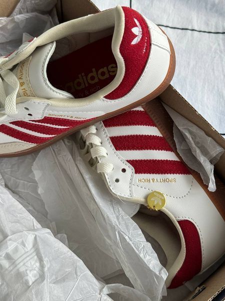 Женские кроссовки Adidas Samba Sporty & Rich Red фото