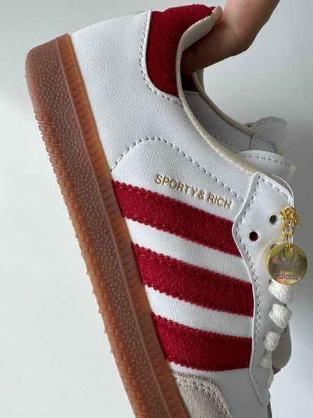 Женские кроссовки Adidas Samba Sporty & Rich Red фото