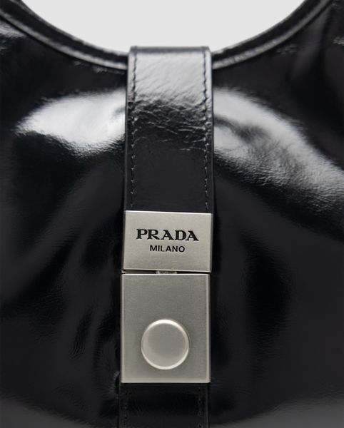 Жіноча сумка Prada Soft Sound Tote Bag in Leather Black Premium фото