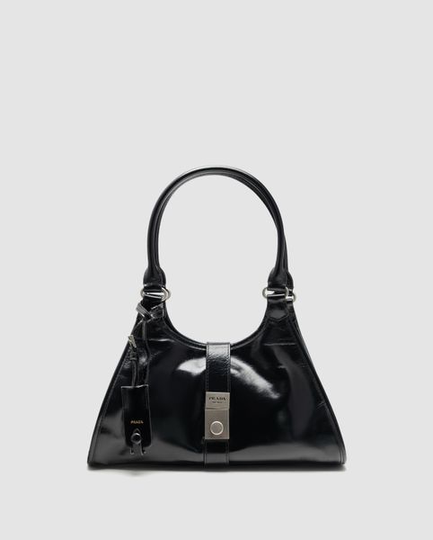 Жіноча сумка Prada Soft Sound Tote Bag in Leather Black Premium фото