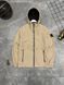 Premium ветровка Stone Island Logo Beige re-126582 фото 1