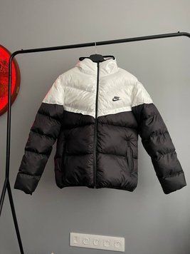 Зимняя куртка Nike Therma Fit Black White фото