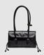 Жіноча сумка Prada Medium Leather Shoulder Bag Black Premium re-126311 фото 1