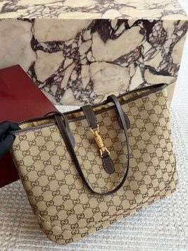 Жіноча сумка Gucci GG Monogram Jackie Tote Bag Premium фото