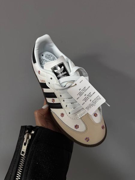 Женские кроссовки Adidas Samba &ldquo;FLORAL WHITE&rdquo; фото