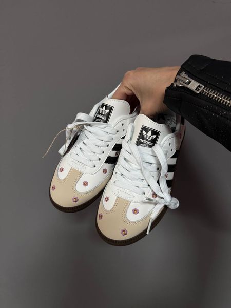 Женские кроссовки Adidas Samba &ldquo;FLORAL WHITE&rdquo; фото