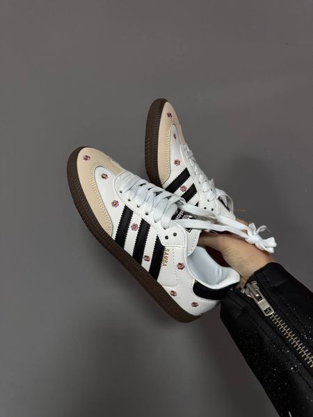 Женские кроссовки Adidas Samba &ldquo;FLORAL WHITE&rdquo; фото