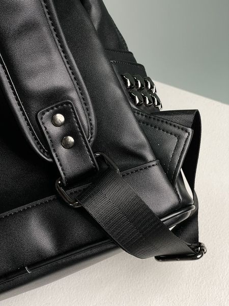 Жіночий рюкзак Prada Saffiano Leather Bag Black Premium фото