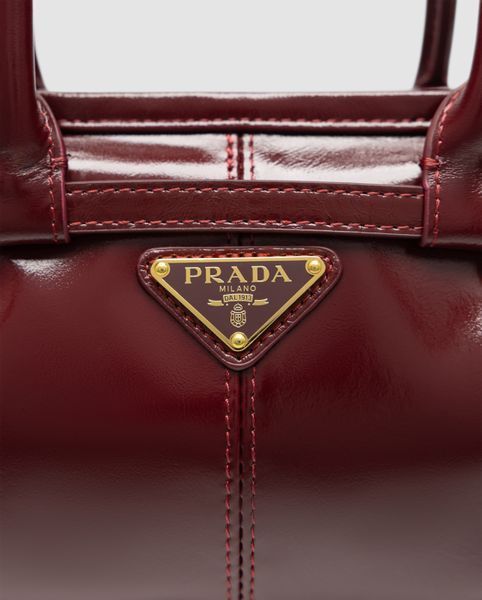 Жіноча сумка Prada Bonnie Mini Handbag Burgundy Premium фото