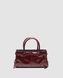 Жіноча сумка Prada Bonnie Mini Handbag Burgundy Premium re-128883 фото 4