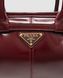 Жіноча сумка Prada Bonnie Mini Handbag Burgundy Premium re-128883 фото 8