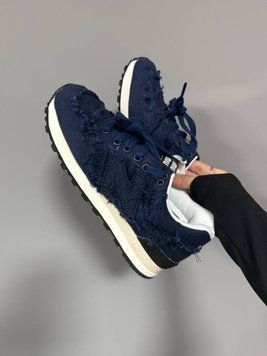 Унисекс кроссовки NEW BALANCE 574 x MIU MIU BLUE JEANS фото
