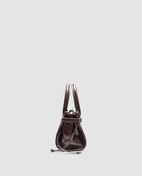 Жіноча сумка Prada Bonnie Mini Handbag Chocolate Premium фото