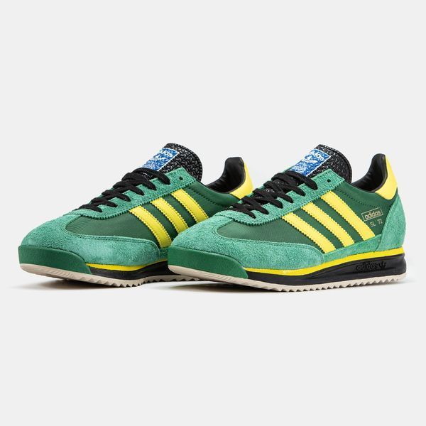 Мужские кроссовки Adidas SL 72 Green Yellow фото