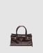 Жіноча сумка Prada Bonnie Mini Handbag Chocolate Premium re-128884 фото 3