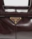 Жіноча сумка Prada Bonnie Mini Handbag Chocolate Premium re-128884 фото 8