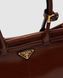 Жіноча сумка Prada Medium Leather Handbag Chocolate Premium re-126313 фото 3